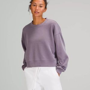 Lululemon Perfectly Oversized Cropped Crew Softstreme